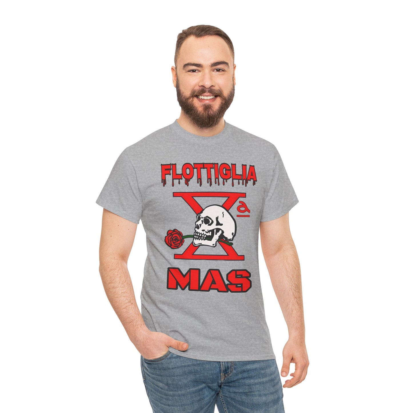 Maglietta Decima Flottiglia MAS - Flottiglia X Mas Design, Marina Militare Corpo Speciale, Marina Italiana