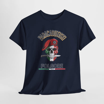 Maglietta Paracadutisti Folgore, Maglietta Esercito Italiano, Militare Italia, Maglietta Folgore, Teschio Militare