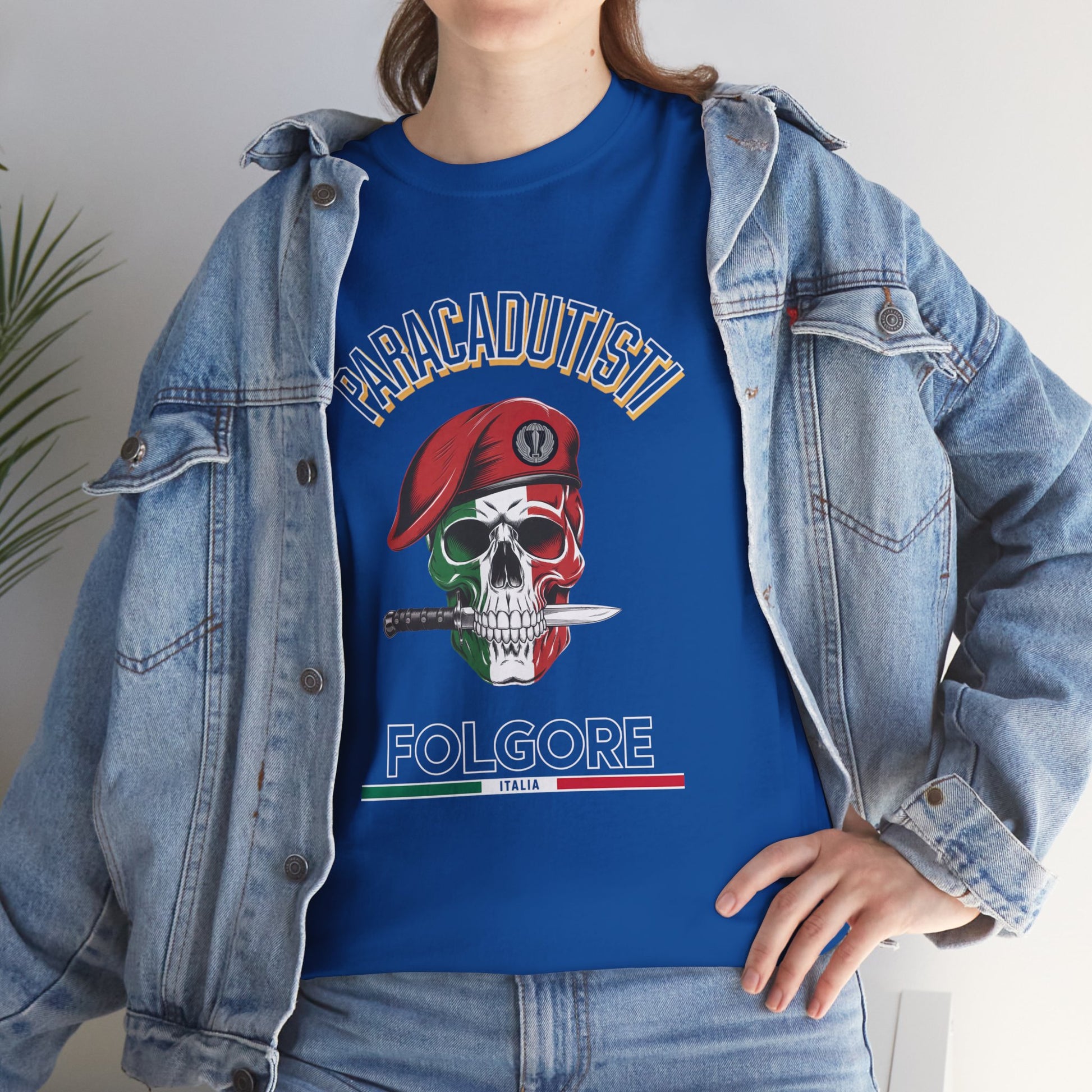 Maglietta Paracadutisti Folgore, Maglietta Esercito Italiano, Militare Italia, Maglietta Folgore, Teschio Militare