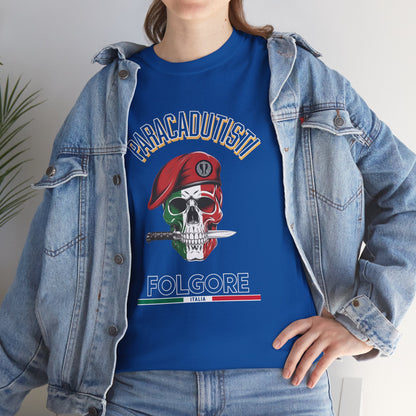 Maglietta Paracadutisti Folgore, Maglietta Esercito Italiano, Militare Italia, Maglietta Folgore, Teschio Militare