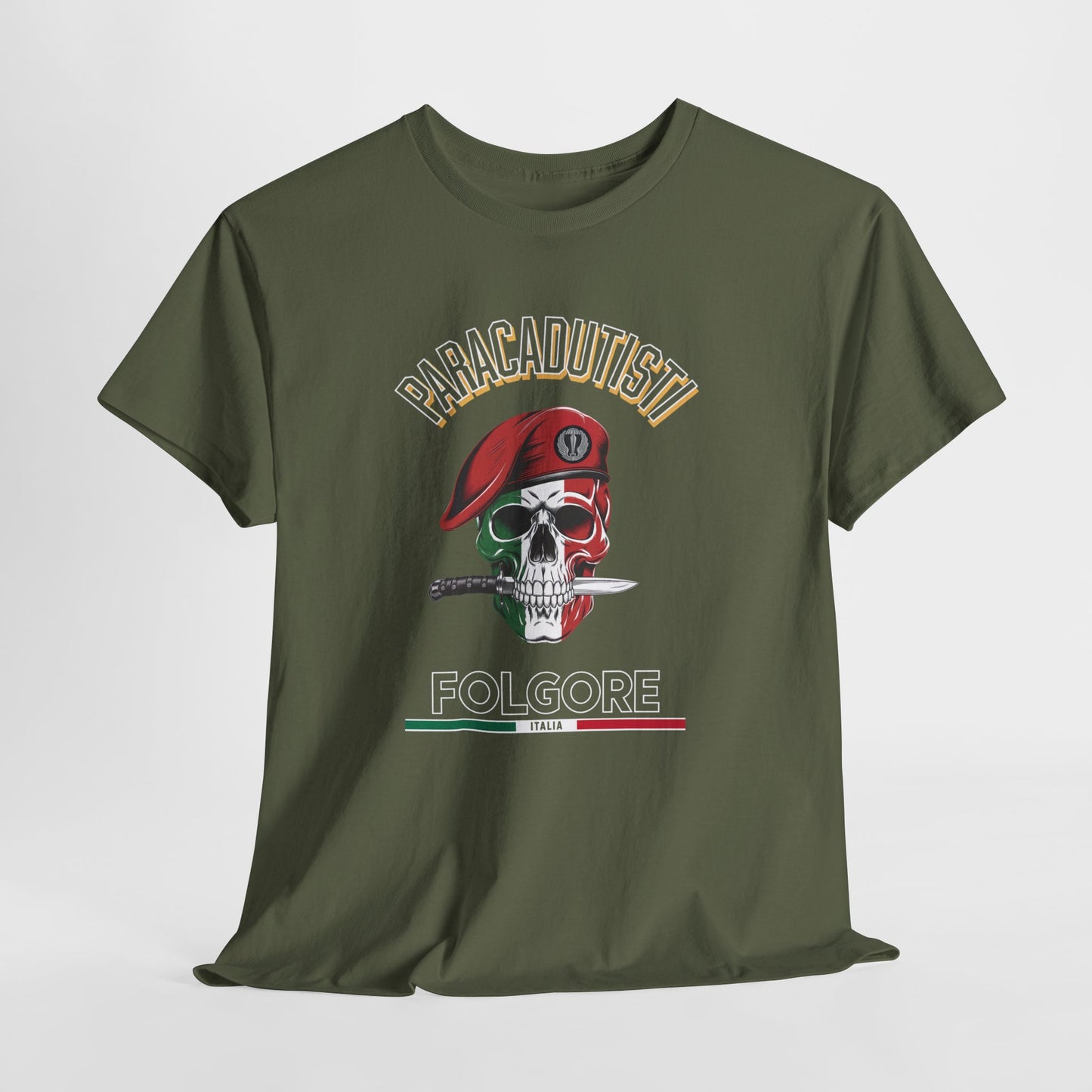 Maglietta Paracadutisti Folgore, Maglietta Esercito Italiano, Militare Italia, Maglietta Folgore, Teschio Militare