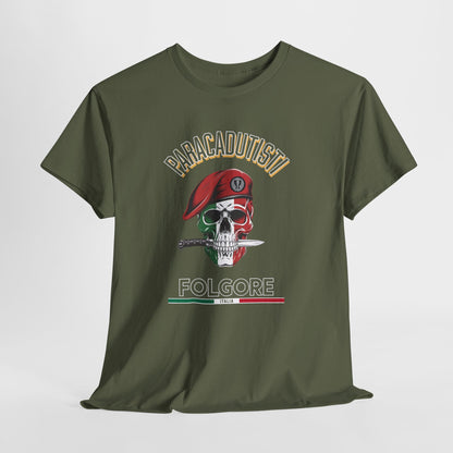 Maglietta Paracadutisti Folgore, Maglietta Esercito Italiano, Militare Italia, Maglietta Folgore, Teschio Militare