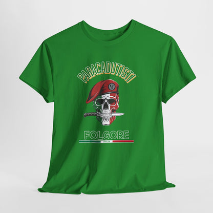 Maglietta Paracadutisti Folgore, Maglietta Esercito Italiano, Militare Italia, Maglietta Folgore, Teschio Militare