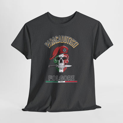 Maglietta Paracadutisti Folgore, Maglietta Esercito Italiano, Militare Italia, Maglietta Folgore, Teschio Militare