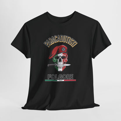 Maglietta Paracadutisti Folgore, Maglietta Esercito Italiano, Militare Italia, Maglietta Folgore, Teschio Militare