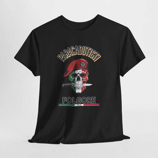 Maglietta Paracadutisti Folgore, Maglietta Esercito Italiano, Militare Italia, Maglietta Folgore, Teschio Militare