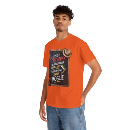 Maglietta da Pesca Uomo Divertente - T-Shirt Pescatore con Frase Spiritosa, Idea Regalo per Amanti della Pesca