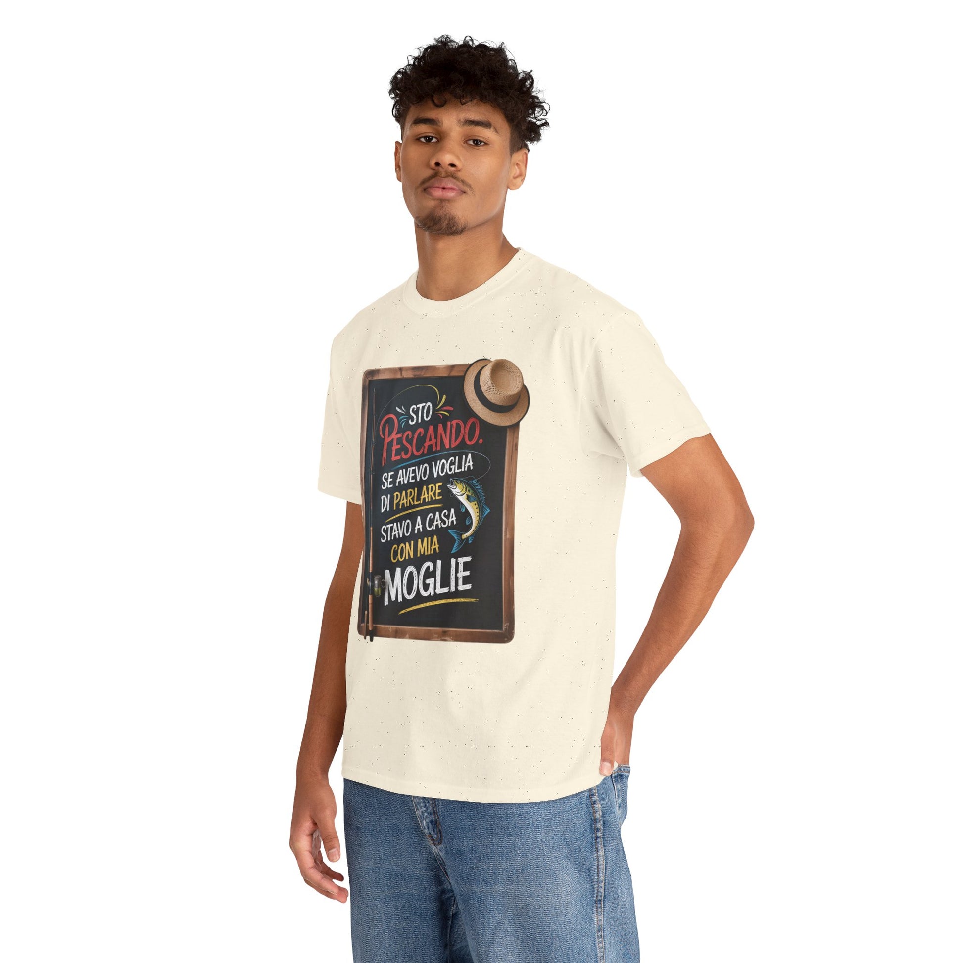 Maglietta da Pesca Uomo Divertente - T-Shirt Pescatore con Frase Spiritosa, Idea Regalo per Amanti della Pesca