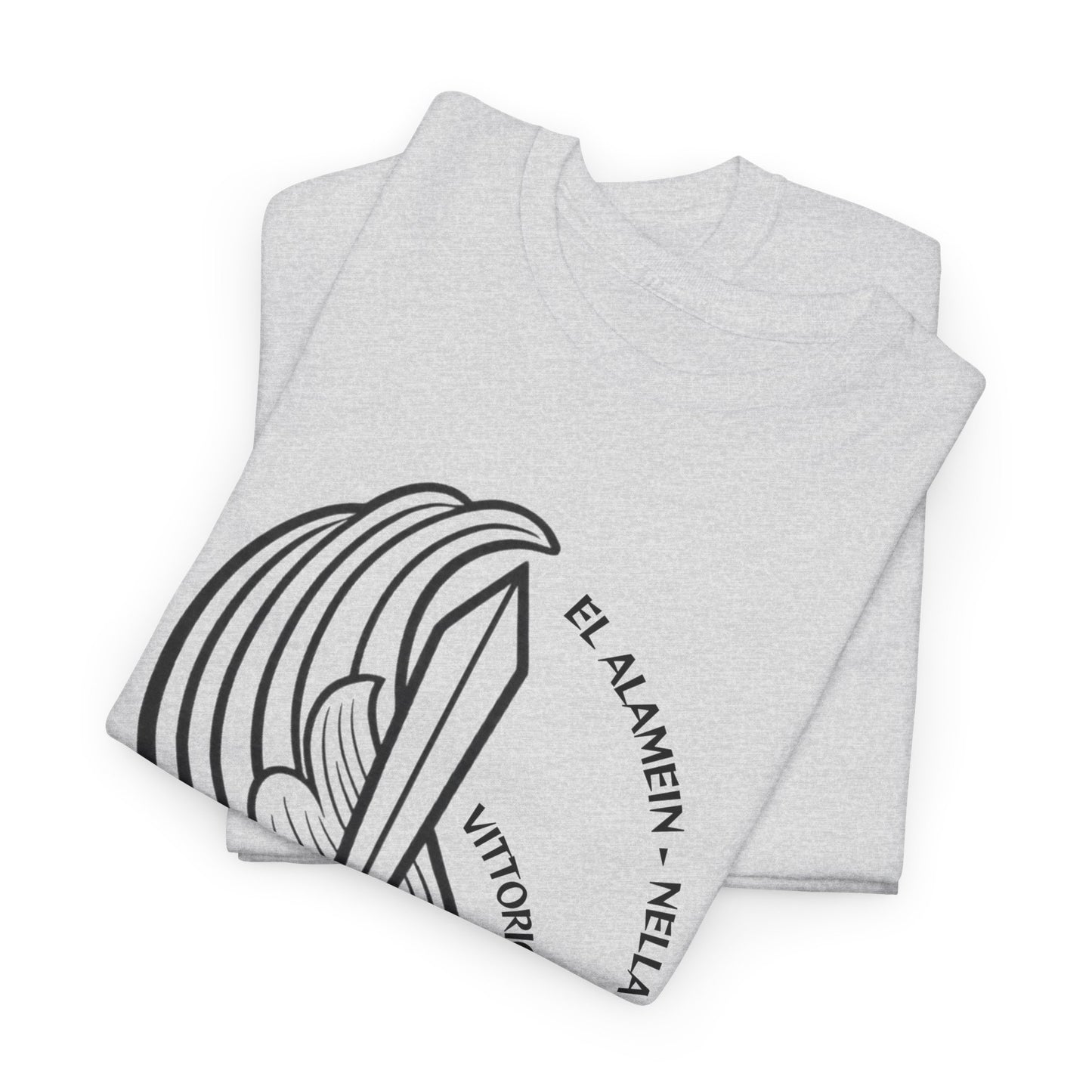 Paracadutisti Folgore El Alamein T-Shirt, Stemma 1942 Pugnale Alato, Design Storico Commemorativo
