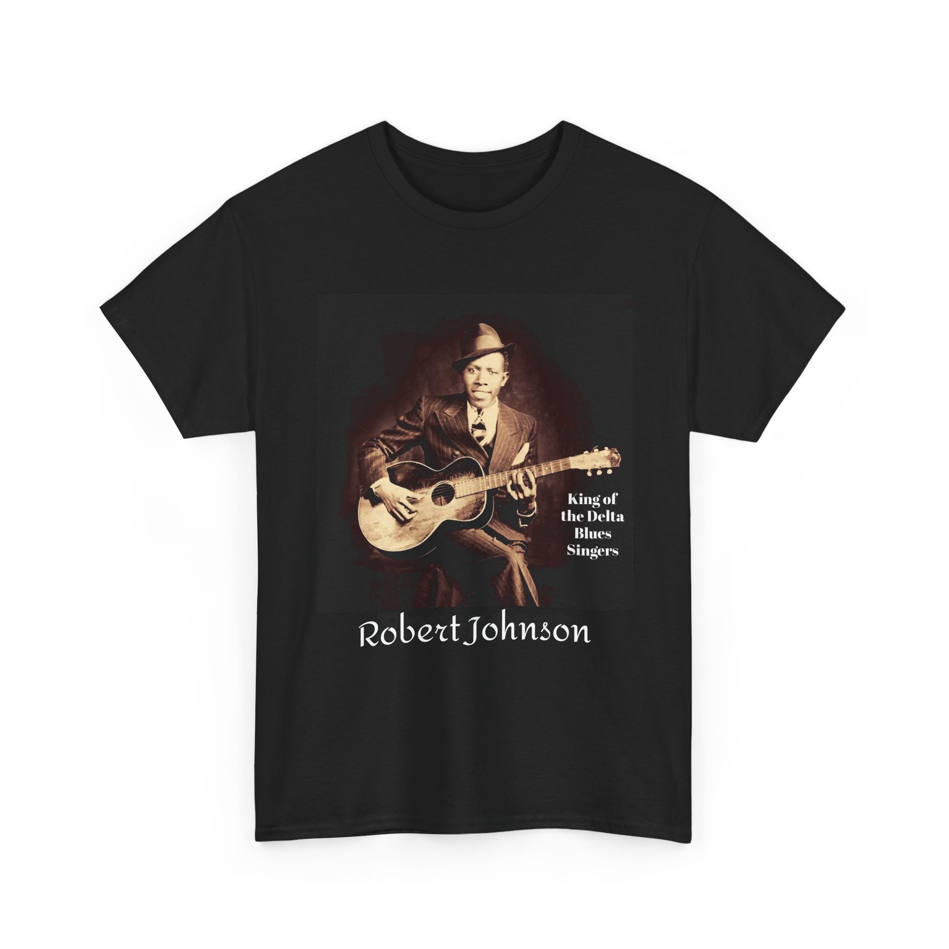 Robert Johnson King of the Blues T-shirt | Music Lover Tee, Vintage Retro Shirt