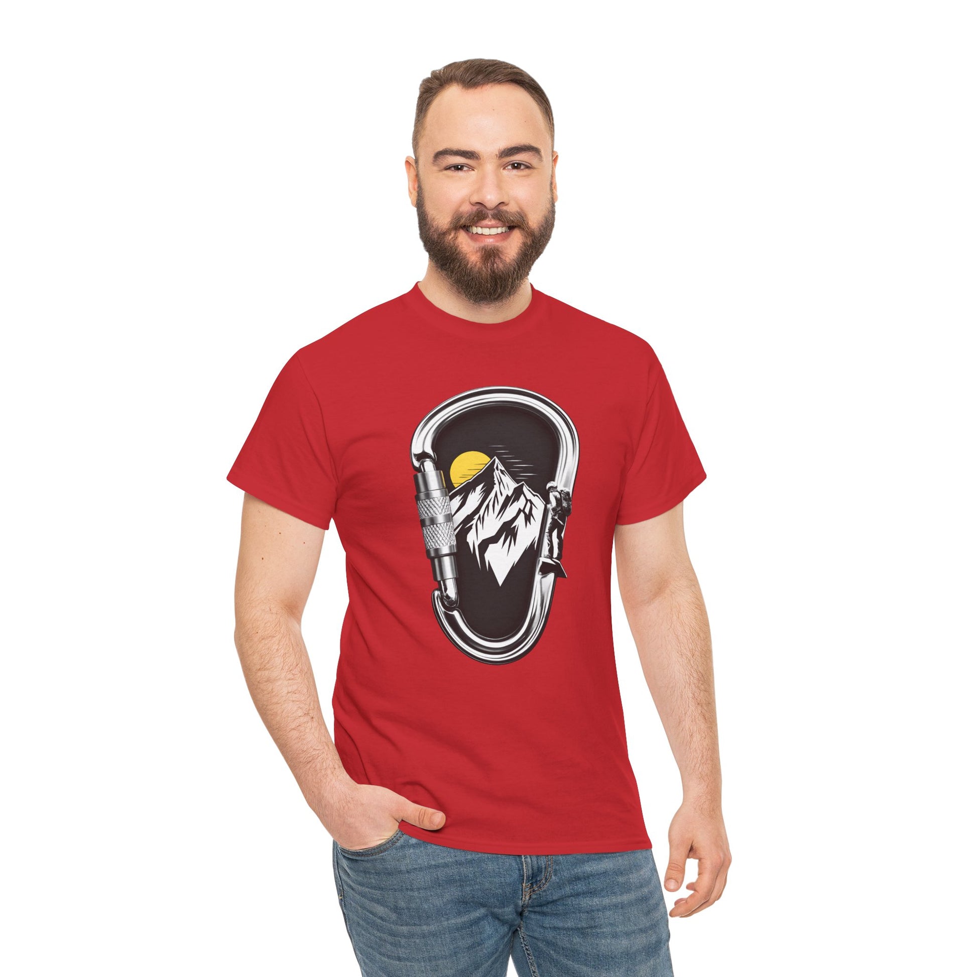 Rock Climbing Shirt, Mountain Graphic T-Shirt, Hiking Adventure Tee, Outdoor Sports Shirt, Climber Gift Idea