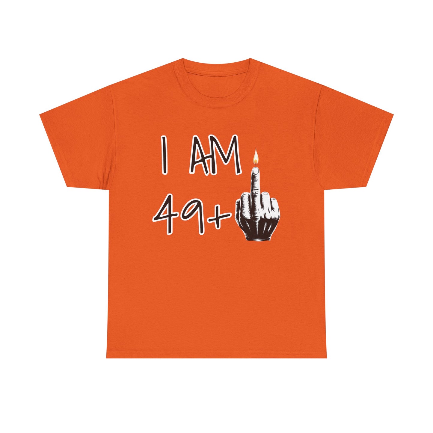 T-shirt 50 Anni Middle Finger | Maglietta Divertente Regalo 50° Compleanno
