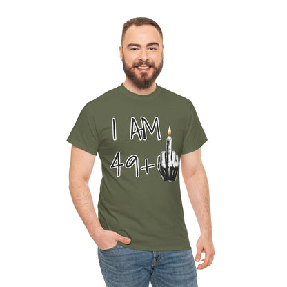 T-shirt 50 Anni Middle Finger | Maglietta Divertente Regalo 50° Compleanno