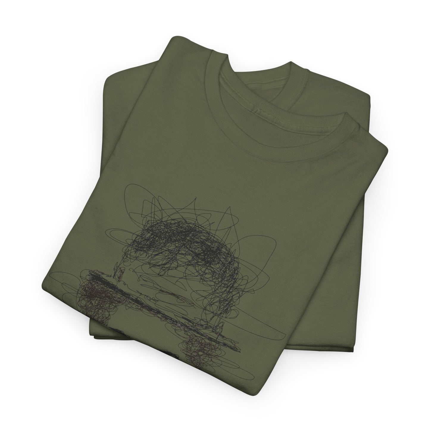 T-shirt Charlie Chaplin, Artistic Character Tee - Unique Graphic Design, Casual Wear, Gift for Artists, Vintage Style, Unisex Fashion