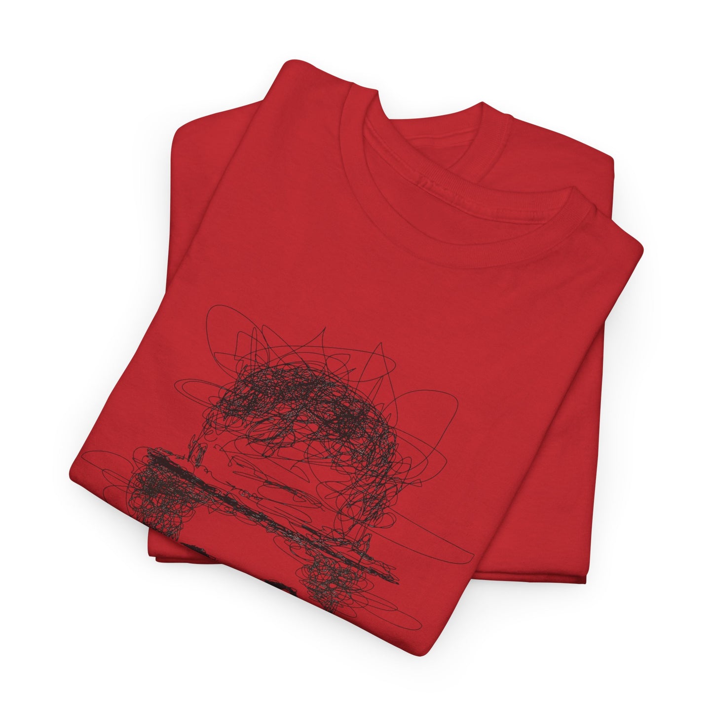 T-shirt Charlie Chaplin, Artistic Character Tee - Unique Graphic Design, Casual Wear, Gift for Artists, Vintage Style, Unisex Fashion