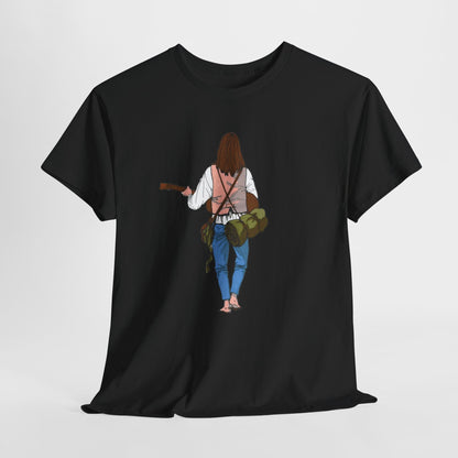 T-shirt Il Vagabondo: vintage anni 80 in cotone pesante. Stile retrò autentico.