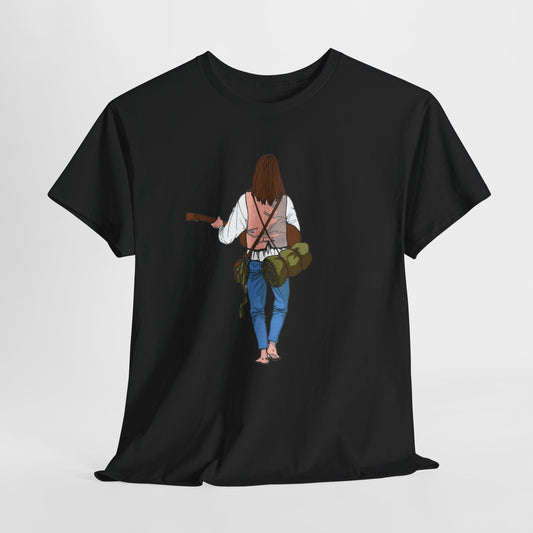 T-shirt Il Vagabondo: vintage anni 80 in cotone pesante. Stile retrò autentico.