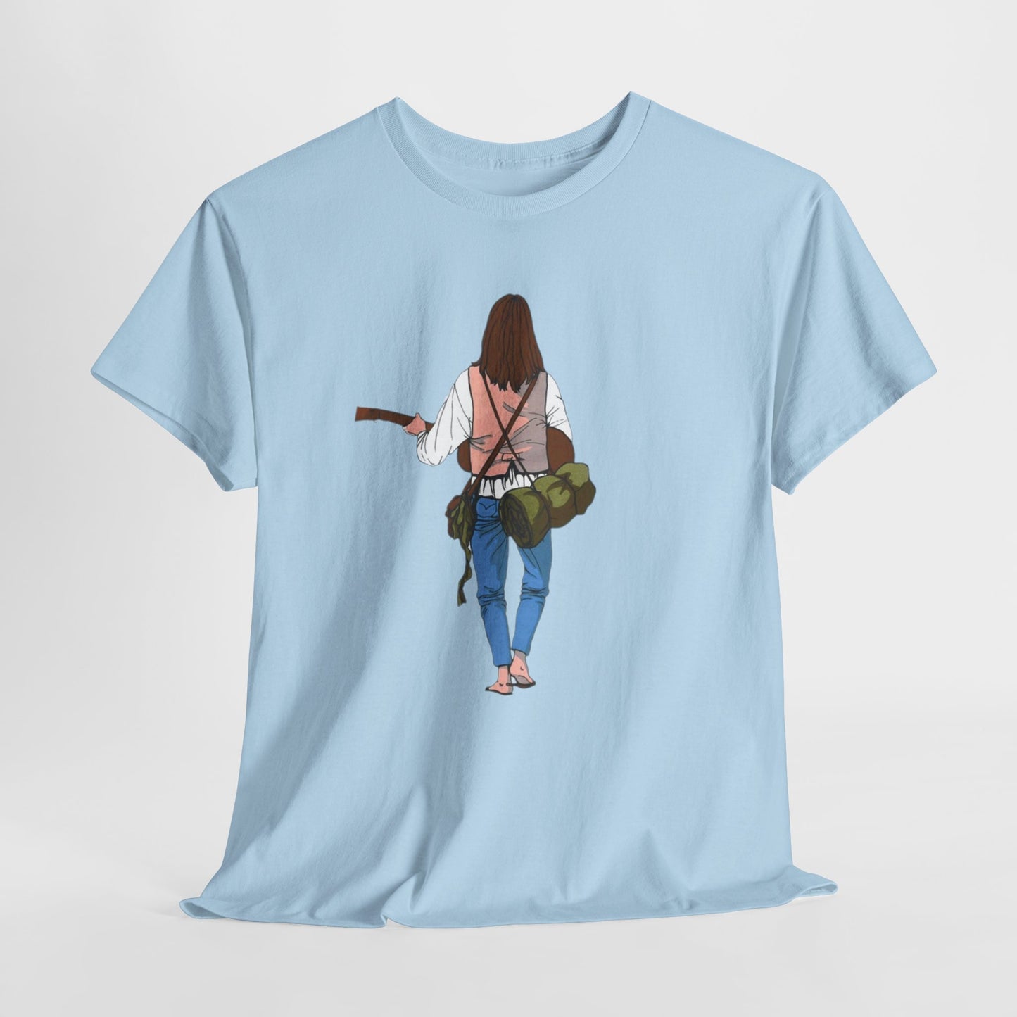 T-shirt Il Vagabondo: vintage anni 80 in cotone pesante. Stile retrò autentico.