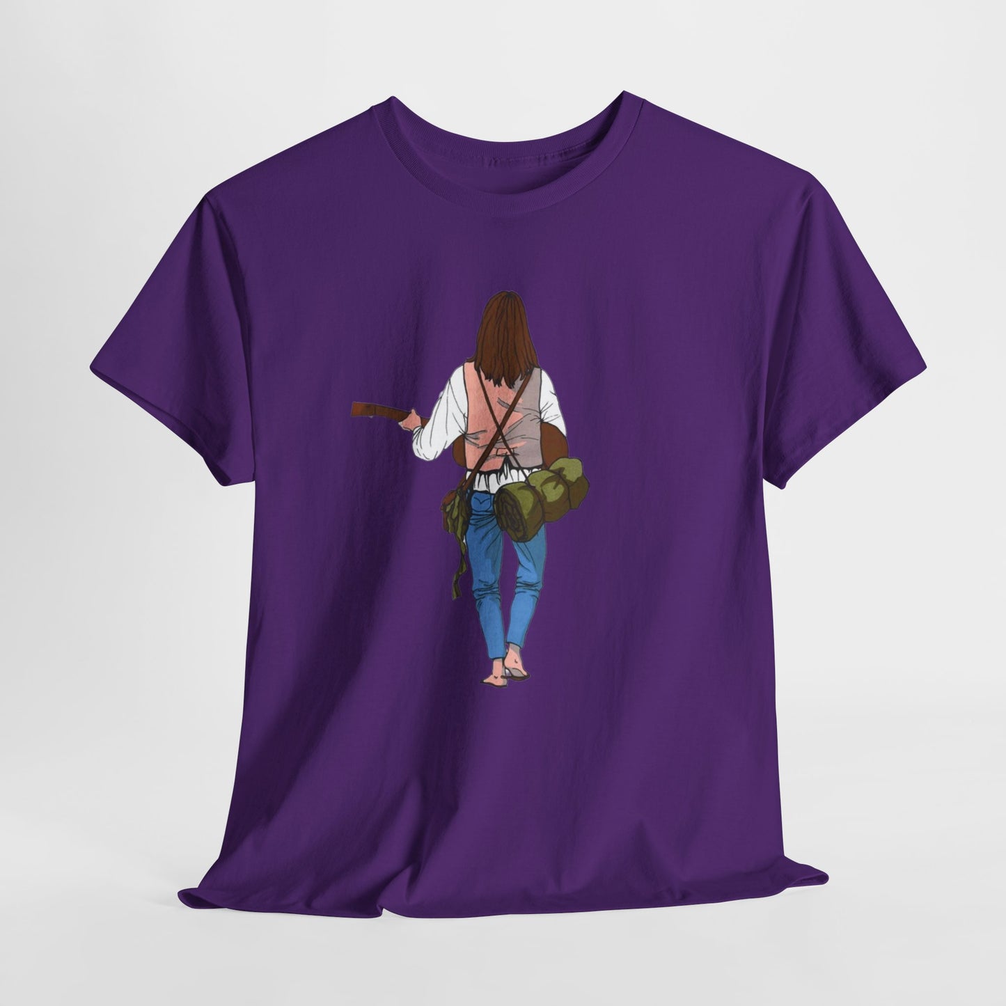 T-shirt Il Vagabondo: vintage anni 80 in cotone pesante. Stile retrò autentico.