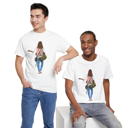 T-shirt Il Vagabondo: vintage anni 80 in cotone pesante. Stile retrò autentico.