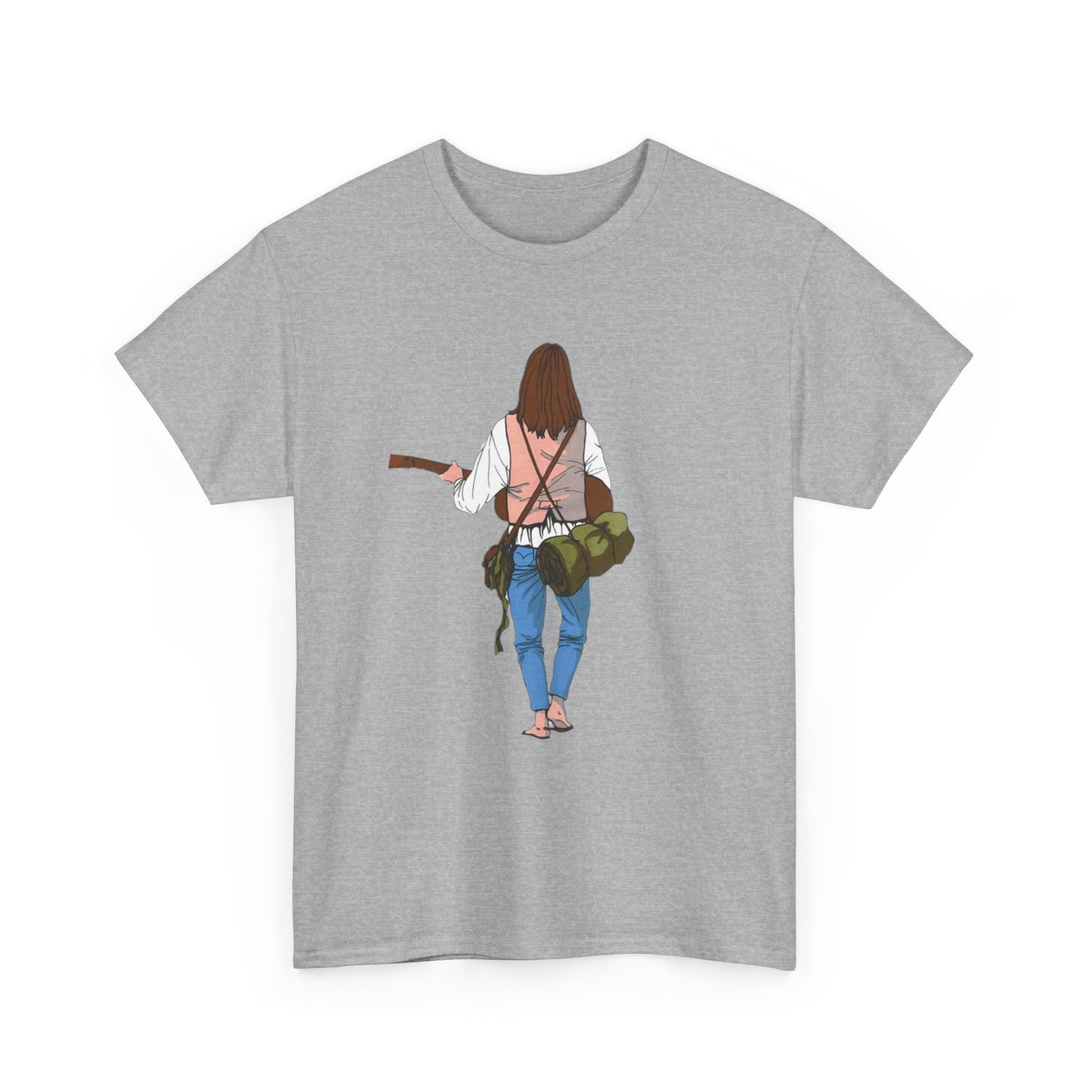 T-shirt Il Vagabondo: vintage anni 80 in cotone pesante. Stile retrò autentico.
