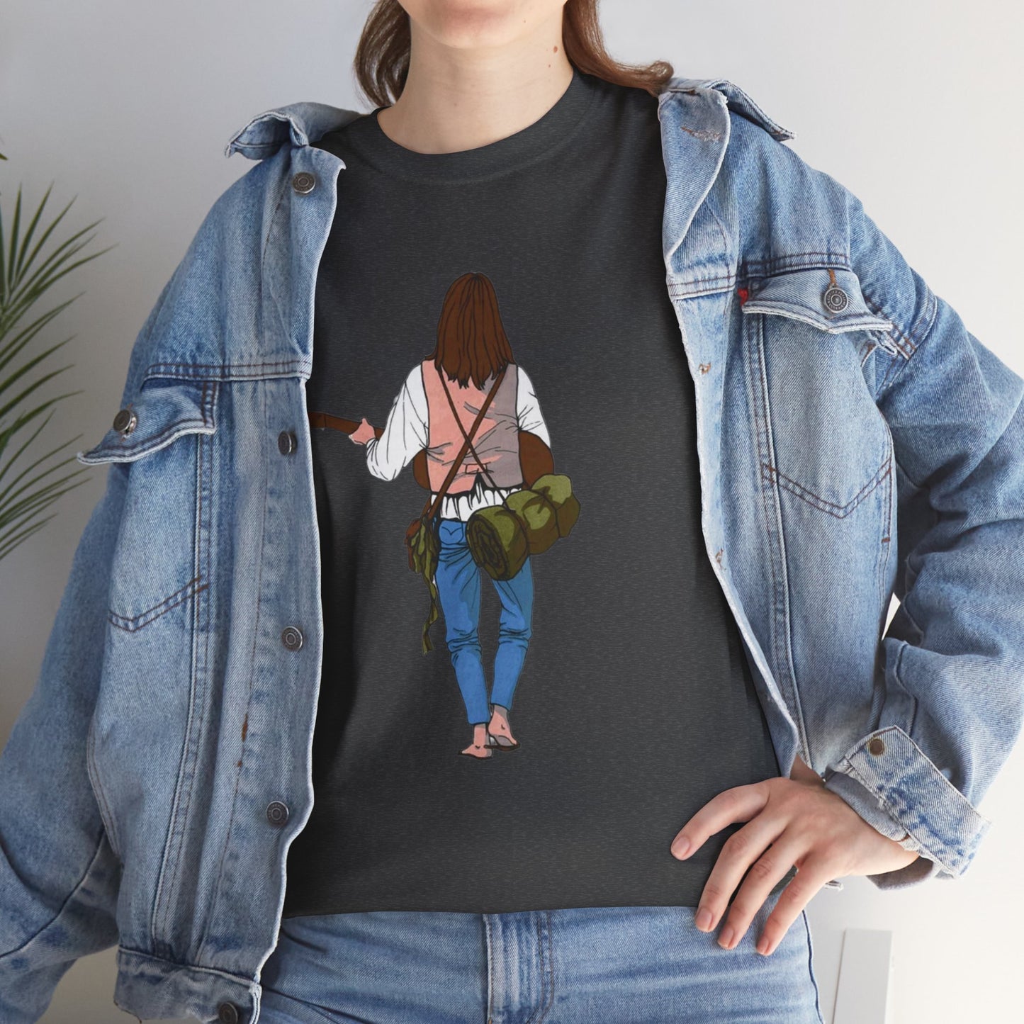 T-shirt Il Vagabondo: vintage anni 80 in cotone pesante. Stile retrò autentico.