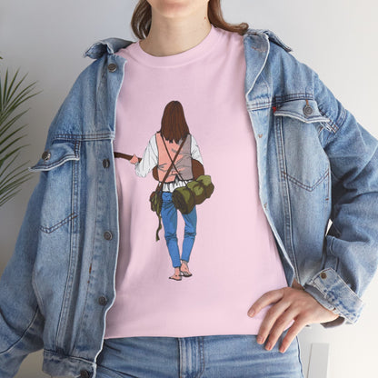 T-shirt Il Vagabondo: vintage anni 80 in cotone pesante. Stile retrò autentico.