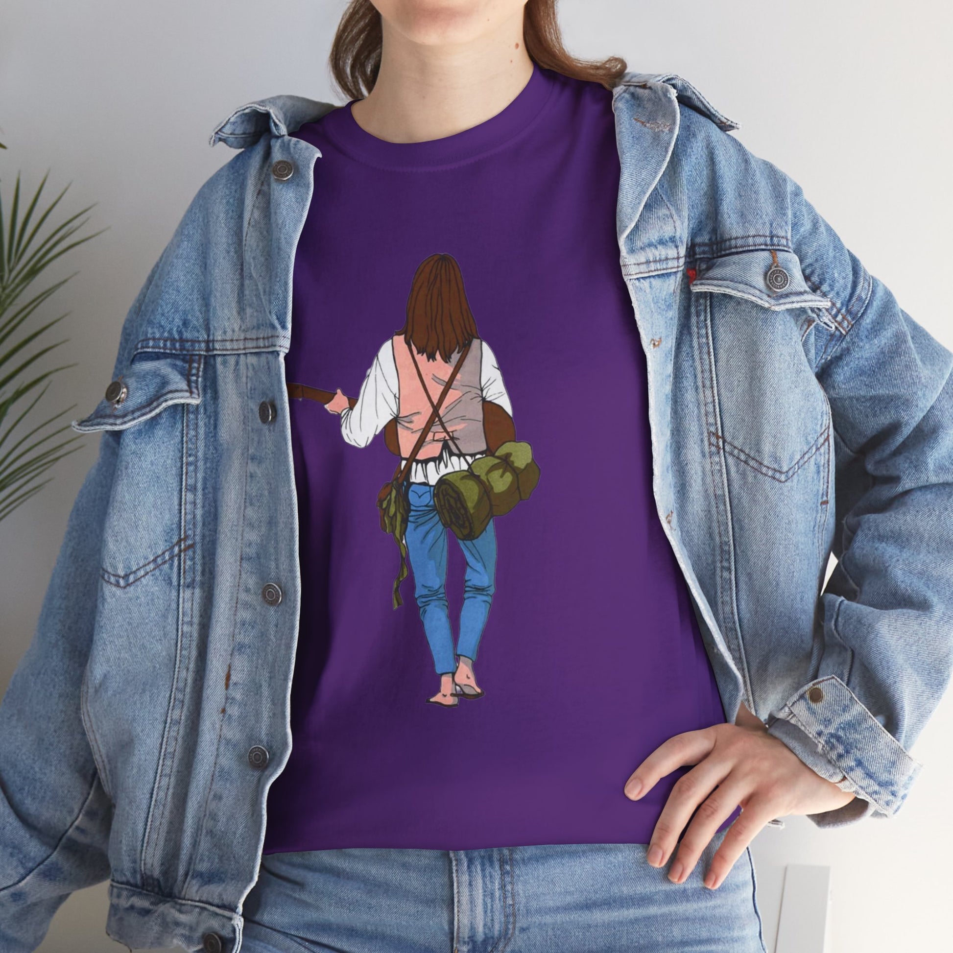 T-shirt Il Vagabondo: vintage anni 80 in cotone pesante. Stile retrò autentico.