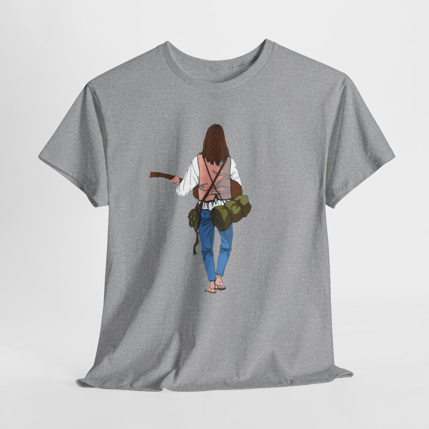 T-shirt Il Vagabondo: vintage anni 80 in cotone pesante. Stile retrò autentico.