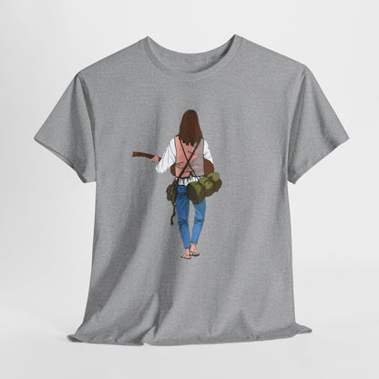 T-shirt Il Vagabondo: vintage anni 80 in cotone pesante. Stile retrò autentico.