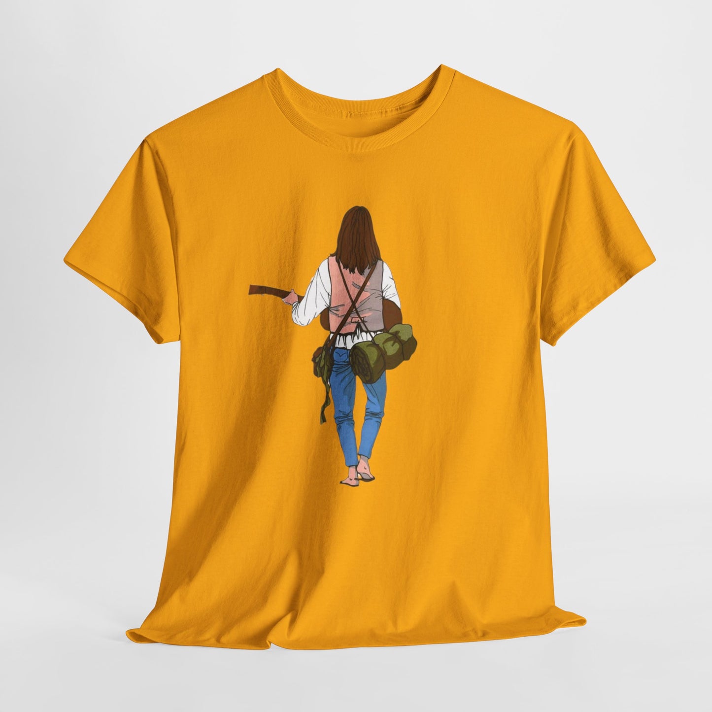 T-shirt Il Vagabondo: vintage anni 80 in cotone pesante. Stile retrò autentico.