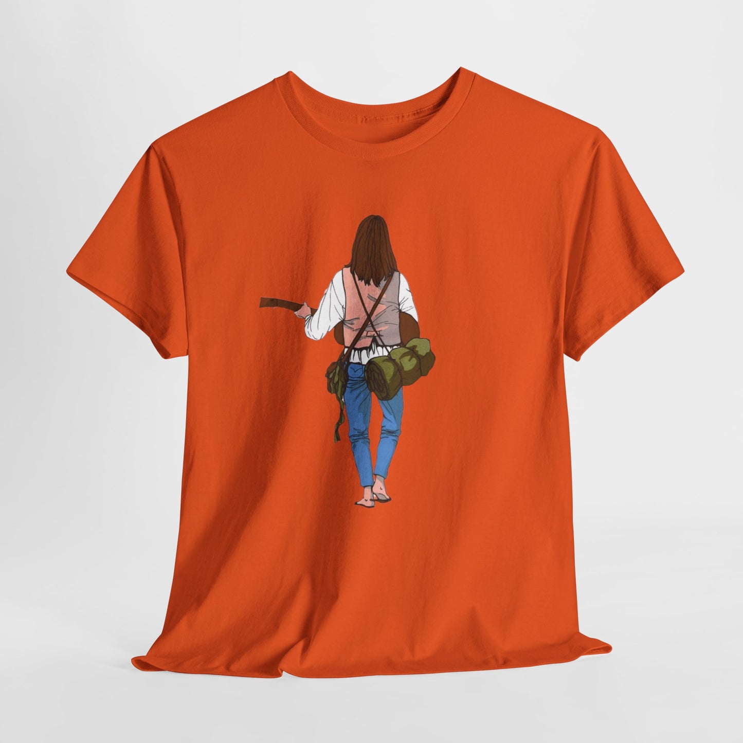 T-shirt Il Vagabondo: vintage anni 80 in cotone pesante. Stile retrò autentico.