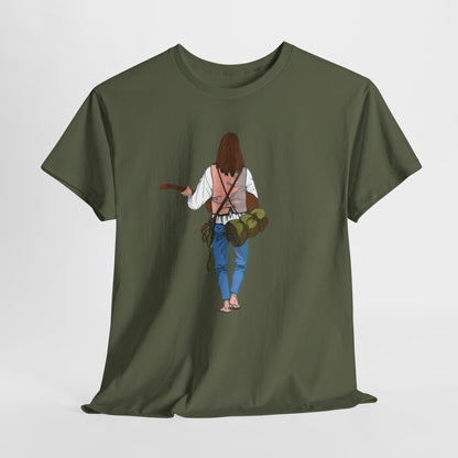 T-shirt Il Vagabondo: vintage anni 80 in cotone pesante. Stile retrò autentico.