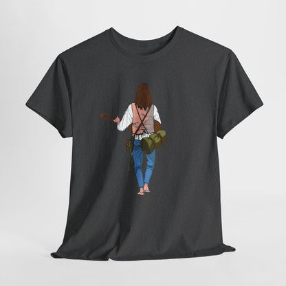 T-shirt Il Vagabondo: vintage anni 80 in cotone pesante. Stile retrò autentico.