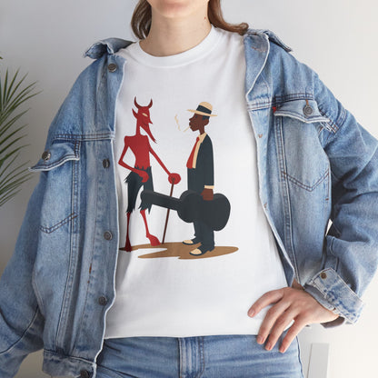 T-shirt Robert Johnson, T-shirt Blues, Robert Johnson Me and the Devil Blues, Shirt Delta Blues, shirt Mississippi