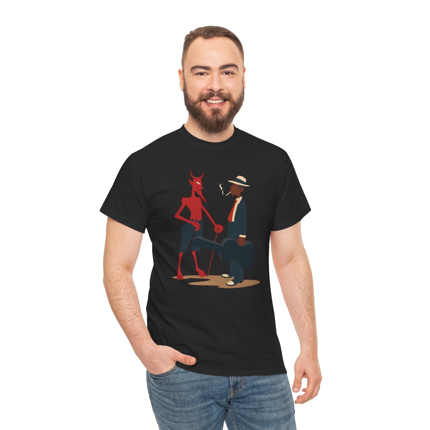 T-shirt Robert Johnson, T-shirt Blues, Robert Johnson Me and the Devil Blues, Shirt Delta Blues, shirt Mississippi