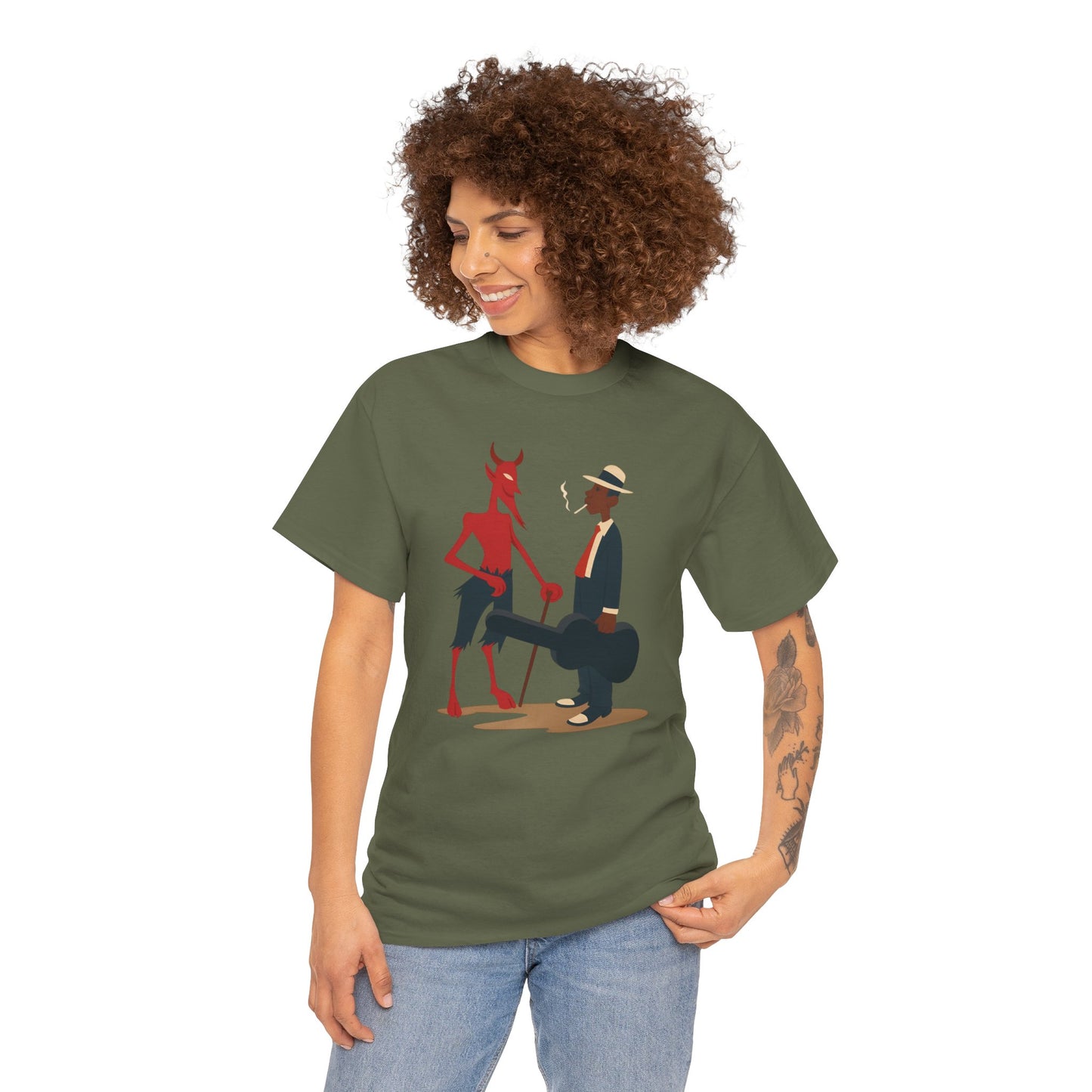 T-shirt Robert Johnson, T-shirt Blues, Robert Johnson Me and the Devil Blues, Shirt Delta Blues, shirt Mississippi