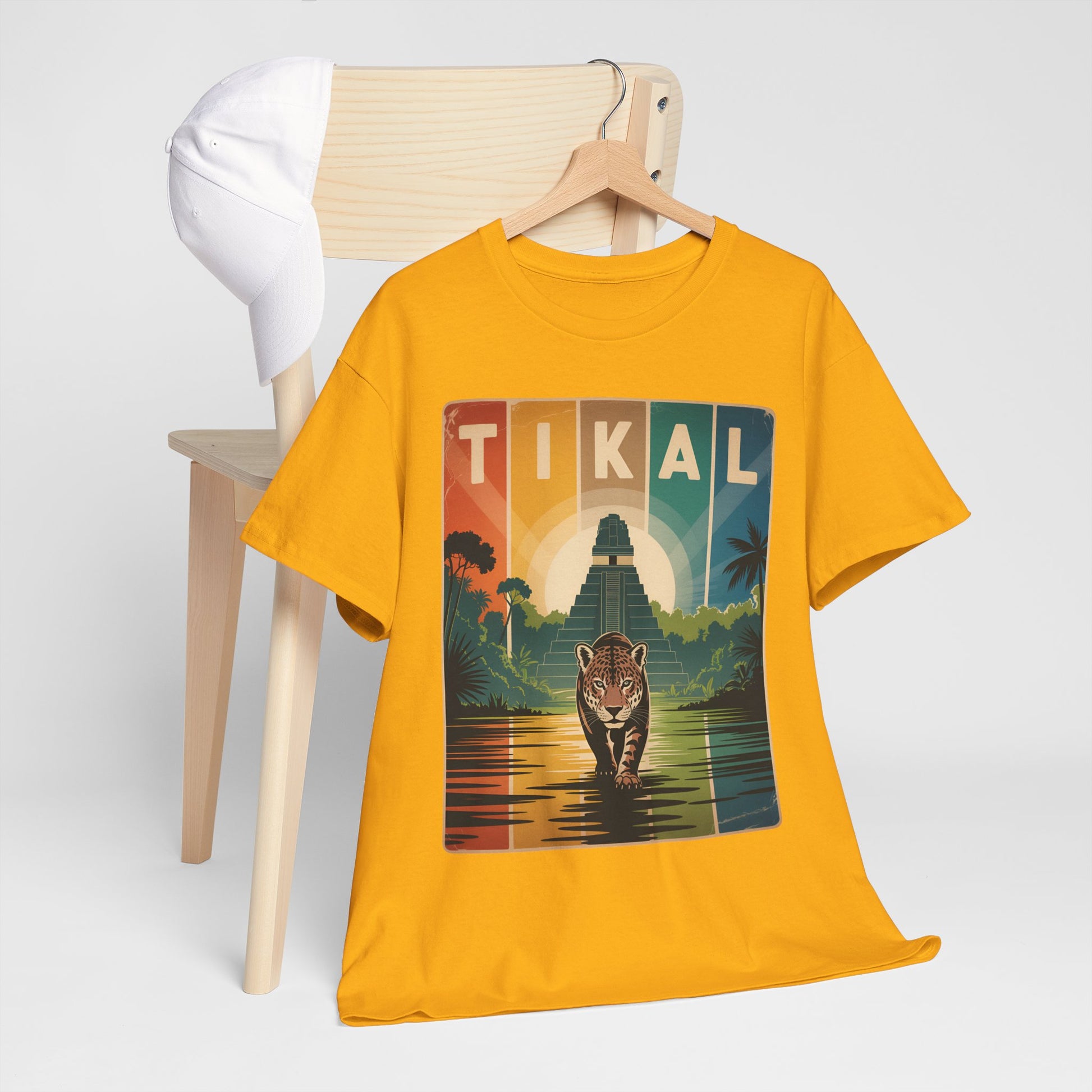Tikal Jaguar T-Shirt — Guatemala Petén Animal Design